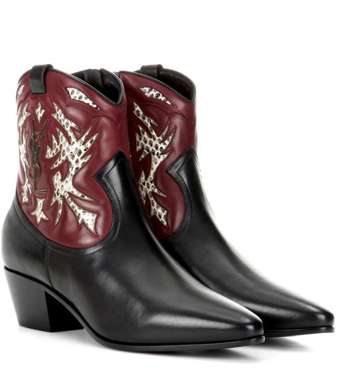 ysl cowboy boots